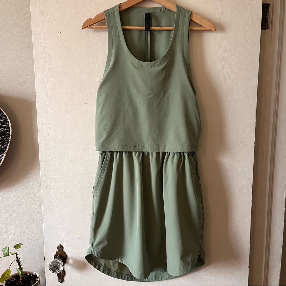 Kyodan Outdoor Tea Green Sport Athleisure Tennis Pickelball Dress, Size M